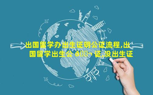 出国留学办出生证明公证流程,出国留学出生公 🐬 证,没出生证明怎么办